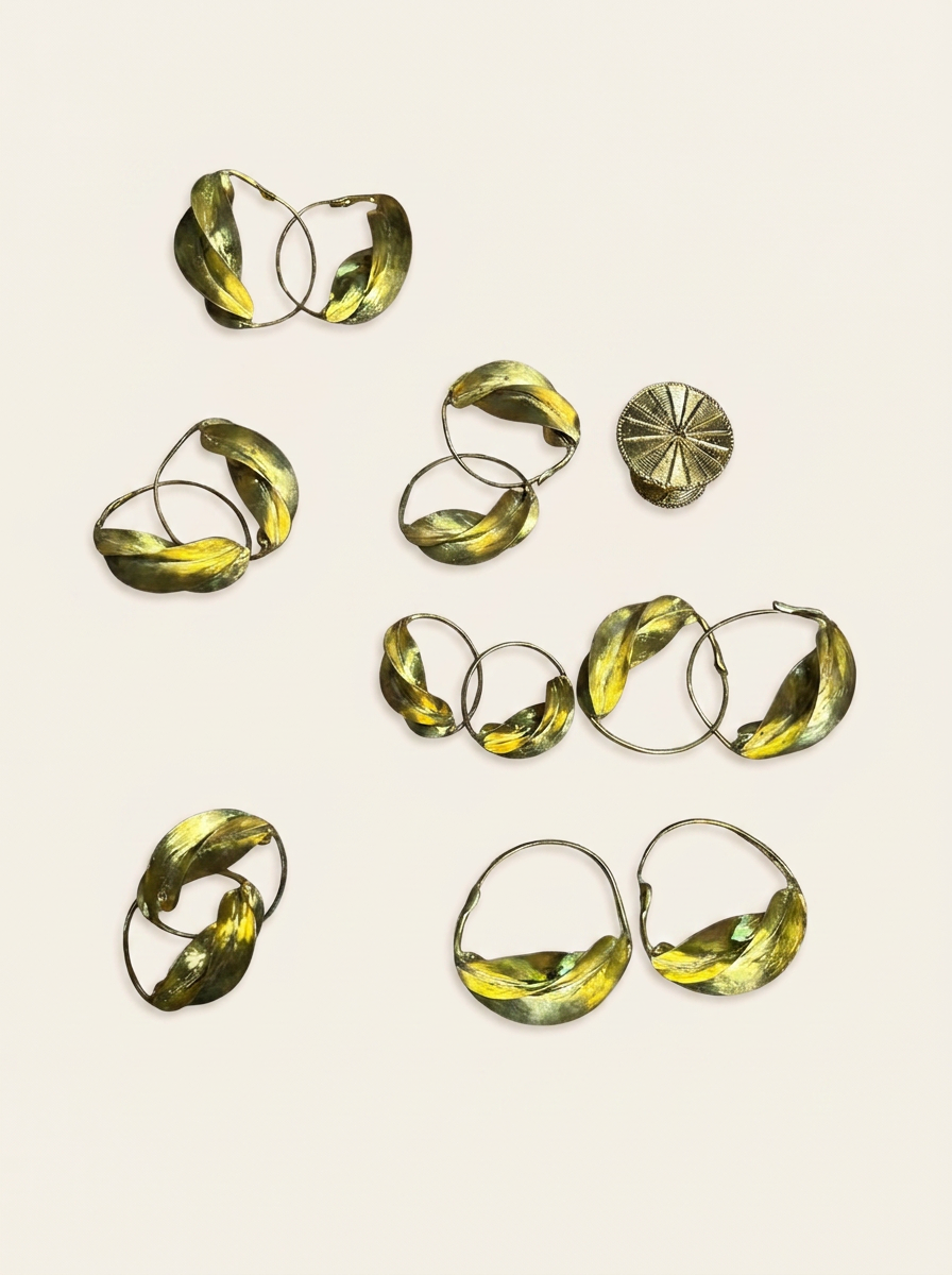 Boucles Dorées Feuilles